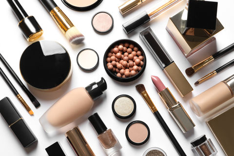 Different makeup products